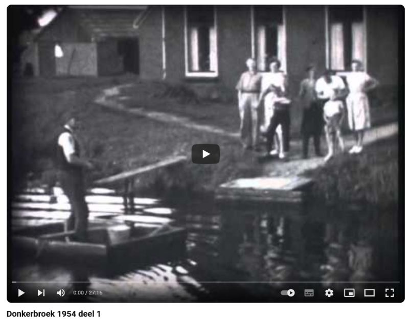 Dorpsfilm Donkerbroek 1954 deel 1